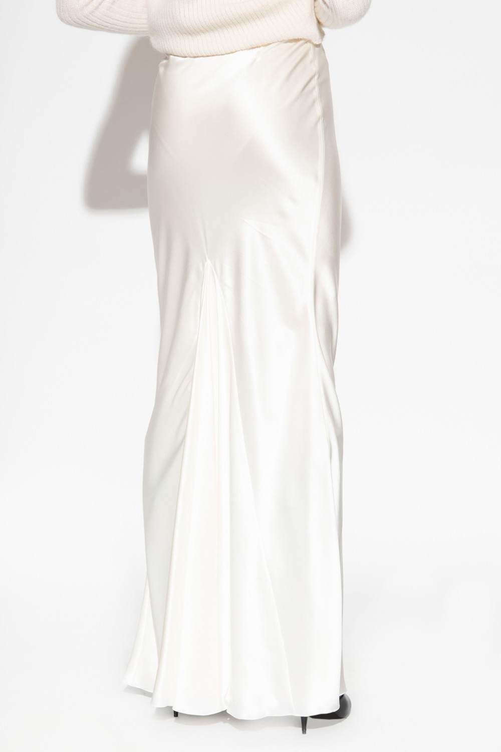 スカート Saint Laurent FW23 Copper silk skirt (769270Y3F58 2603) SAINT LAURENT Silk Satin Slip Skirt | endource